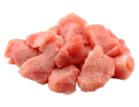 diced pork