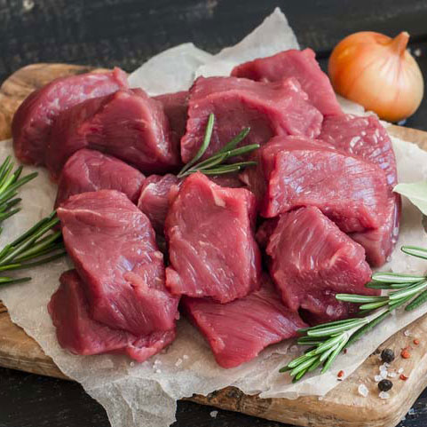 Grass Fed Beef Diced Rump 500g