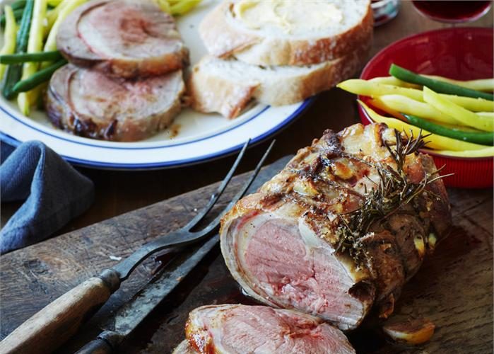 boned and rolled lamb loin