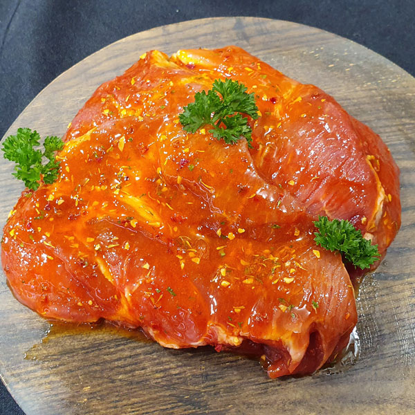 Pork Scotch Fillet Marinated 400g