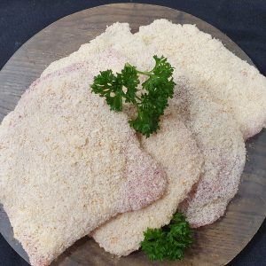 Crumbed Veal Schnitzel 500g (Min. 4 Pieces)