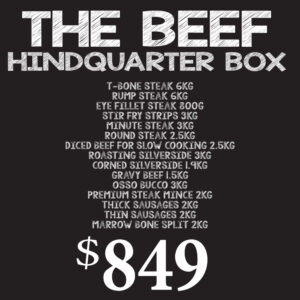 The Grass Fed Beef Hindquarter Box