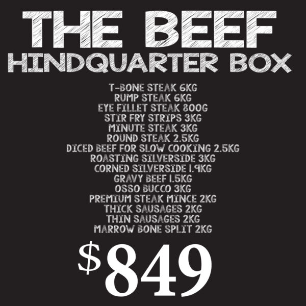 The Grass Fed Beef Hindquarter Box