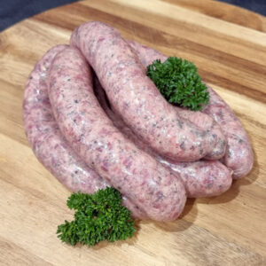 Wild Mushroom & Garlic Beef Sausages 500g