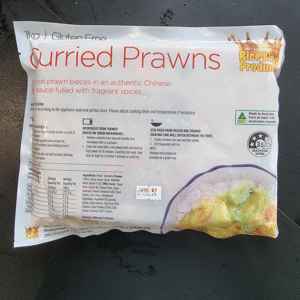Curried Prawns 1kg
