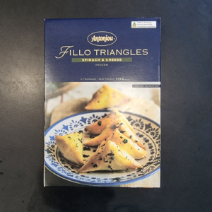 Antoniou Spinach & Cheese Triangles 375g